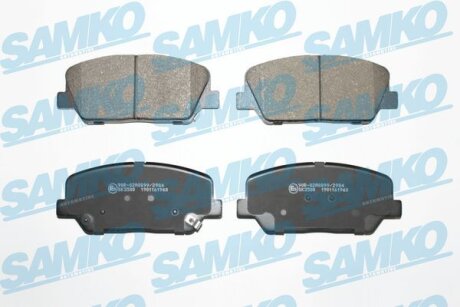 Колодки гальмівні передні Hyundai I30, Kia Ceed, Cerato, Optima (LPR-) SAMKO 5SP1960