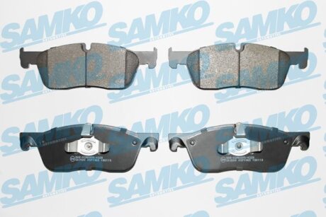 Комплект гальмівних накладок, дискове гальмо SAMKO 5SP1965