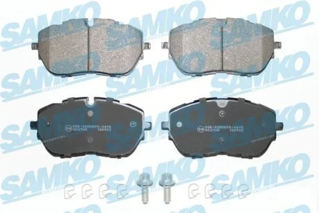 Комплект гальмівних накладок, дискове гальмо SAMKO 5SP1982