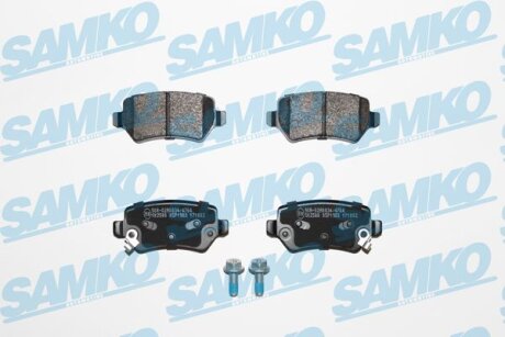 Комплект гальмівних накладок, дискове гальмо SAMKO 5SP1983