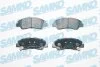 Комплект гальмівних накладок, дискове гальмо SAMKO 5SP1988 (фото 1)