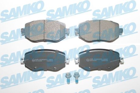 Комплект гальмівних накладок, дискове гальмо SAMKO 5SP2005