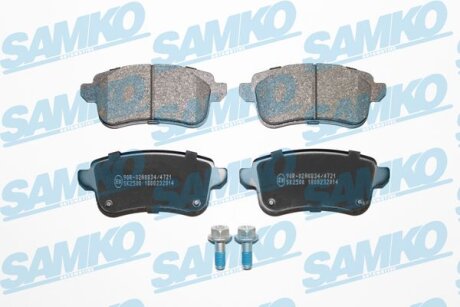 Колодки гальмівні задні Renault Megane IV, Scenic IV, Espace, Talisman 16-> (LPR-) SAMKO 5SP2014