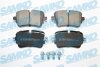 Колод.торм. зад. Audi A6, A7, A8, Q7, Q8, (15-&gt;), VW Touareg (16-&gt;) (Trw) SAMKO 5SP2027 (фото 1)