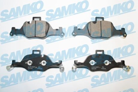 Комплект гальмівних накладок, дискове гальмо SAMKO 5SP2040