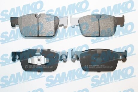 Комплект гальмівних накладок, дискове гальмо SAMKO 5SP2043