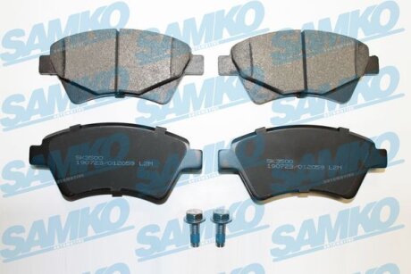 Комплект гальмівних накладок, дискове гальмо SAMKO 5SP2059