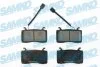 Комплект гальмівних накладок, дискове гальмо SAMKO 5SP2070 (фото 1)