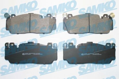 Комплект гальмівних накладок, дискове гальмо SAMKO 5SP2088