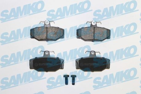 Комплект гальмівних накладок, дискове гальмо SAMKO 5SP217