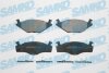 Тормозные колодки передние (15.3mm) VW Golf/Jetta/Passat 83- (не симметричные) SAMKO 5SP224 (фото 1)