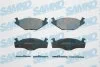 Тормозные колодки передние (15.3mm) VW Golf/Jetta/Passat 83- (не симметричные) SAMKO 5SP224 (фото 1)