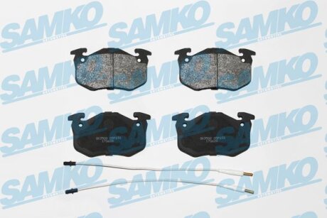 Комплект гальмівних накладок, дискове гальмо SAMKO 5SP231