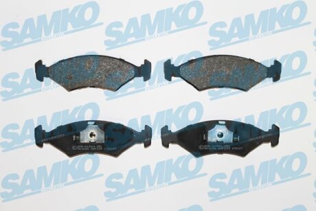 Колодки гальмівні передні Ford Escort (80-90), Fiesta (89-00), Sierra (87-92) (LPR-) SAMKO 5SP233