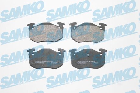 Комплект гальмівних накладок, дискове гальмо SAMKO 5SP275