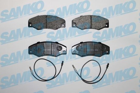 Комплект гальмівних накладок, дискове гальмо SAMKO 5SP276
