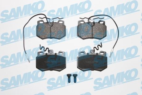 Комплект гальмівних накладок, дискове гальмо SAMKO 5SP282