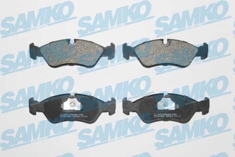 Колодки гальмівні пер. Lanos пол.сб. Espero,Kadet E, Astra F, Vectra A, Omega A (LPR-) SAMKO 5SP304