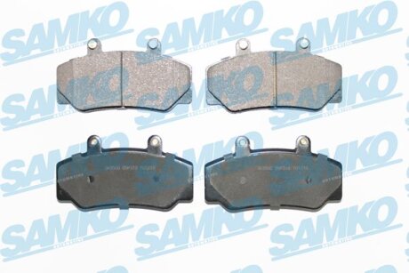 Комплект гальмівних накладок, дискове гальмо SAMKO 5SP318