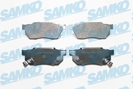 Комплект гальмівних накладок, дискове гальмо SAMKO 5SP322