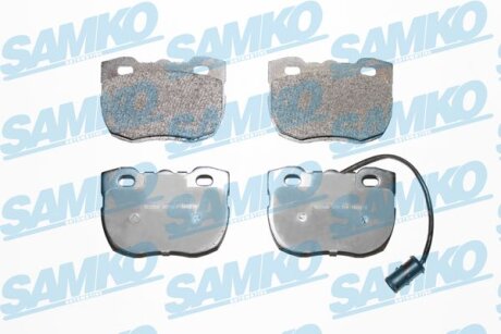 Комплект гальмівних накладок, дискове гальмо SAMKO 5SP324