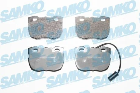 Комплект гальмівних накладок, дискове гальмо SAMKO 5SP324