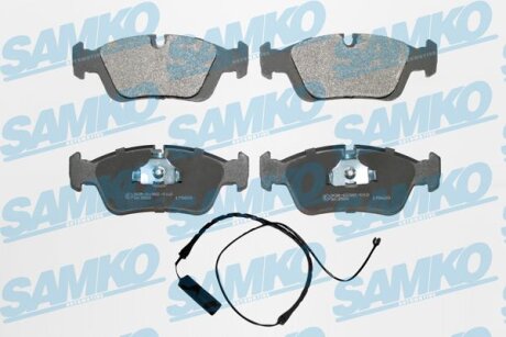 Комплект гальмівних накладок, дискове гальмо SAMKO 5SP331A