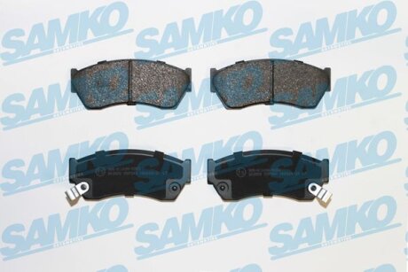 Комплект гальмівних накладок, дискове гальмо SAMKO 5SP343