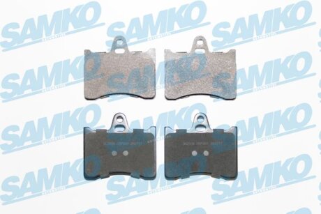 Комплект гальмівних накладок, дискове гальмо SAMKO 5SP391