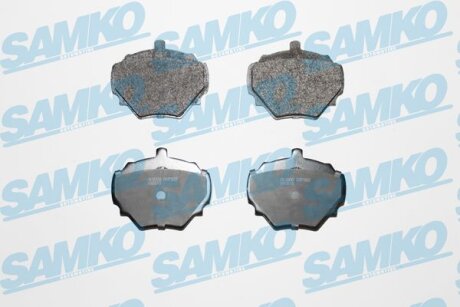 Комплект гальмівних накладок, дискове гальмо SAMKO 5SP392