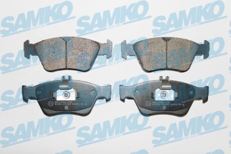 Тормозные колодки передние (19 мм) (система ATE) MB W202/208/210 2.0-6.0 92-04 SAMKO 5SP409
