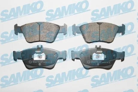 Тормозные колодки передние (19 мм) (система ATE) MB W202/208/210 2.0-6.0 92-04 SAMKO 5SP409