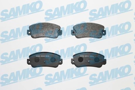 Колодки гальмівні передні Fiat Croma, Tempra, Lancia Dedra 77-> (LPR-) SAMKO 5SP410