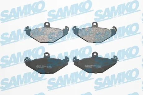 Комплект гальмівних накладок, дискове гальмо SAMKO 5SP427
