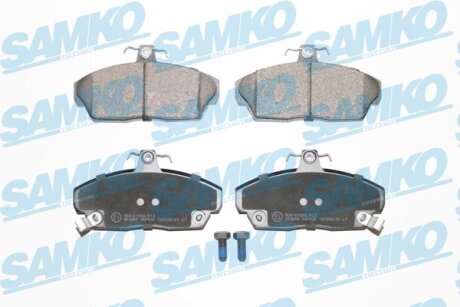 Комплект гальмівних накладок, дискове гальмо SAMKO 5SP430
