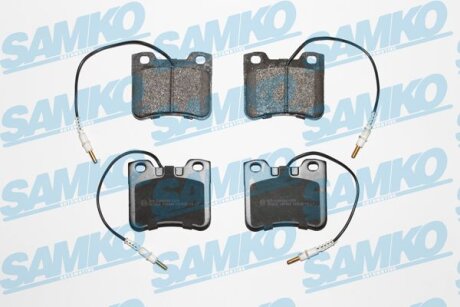 Комплект гальмівних накладок, дискове гальмо SAMKO 5SP444