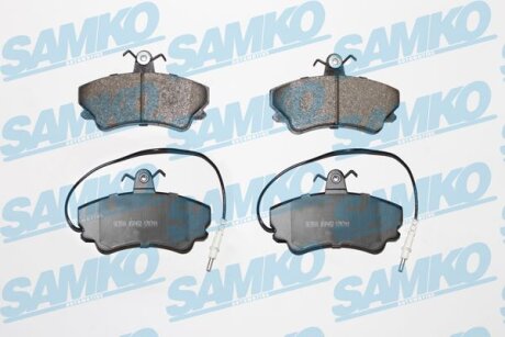 Комплект гальмівних накладок, дискове гальмо SAMKO 5SP452