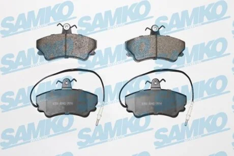 Комплект гальмівних накладок, дискове гальмо SAMKO 5SP452