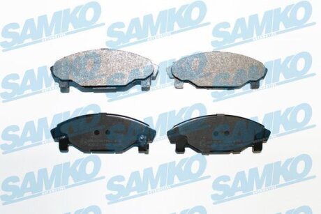 Комплект гальмівних накладок, дискове гальмо SAMKO 5SP457