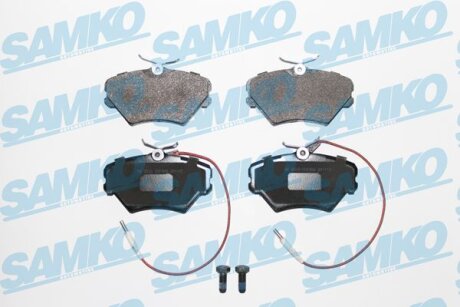 Комплект гальмівних накладок, дискове гальмо SAMKO 5SP469