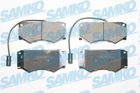 Комплект гальмівних накладок, дискове гальмо SAMKO 5SP499