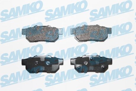 Комплект гальмівних накладок, дискове гальмо SAMKO 5SP505