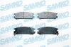 Комплект гальмівних накладок, дискове гальмо SAMKO 5SP517 (фото 1)