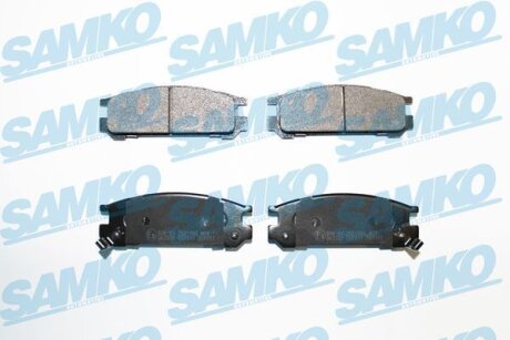 Комплект гальмівних накладок, дискове гальмо SAMKO 5SP517