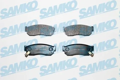 Комплект гальмівних накладок, дискове гальмо SAMKO 5SP519