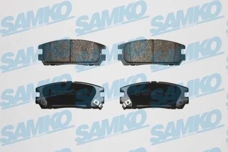 Колодки дискові зад. Opel Frontera A, B, Monterry A, B, Isuzu Trooper 91-> (LPR-) SAMKO 5SP524