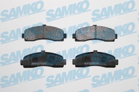 Комплект гальмівних накладок, дискове гальмо SAMKO 5SP539