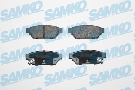 Комплект гальмівних накладок, дискове гальмо SAMKO 5SP547