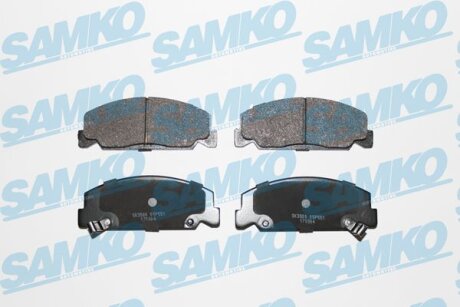 Комплект гальмівних накладок, дискове гальмо SAMKO 5SP551