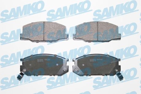 Комплект гальмівних накладок, дискове гальмо SAMKO 5SP553